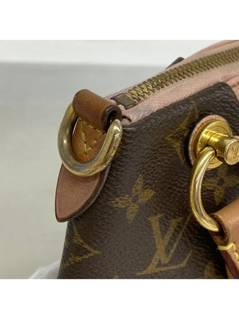 Louis Vuitton Handbag Monogram Tote BB Rose Poodle 2-Way